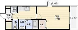 ベルドミール末広五番館 1Kの間取図画像