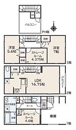 物件画像 足立区綾瀬7丁目 新築一戸建て