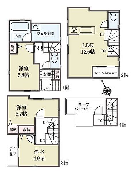 間取りを拡大表示
