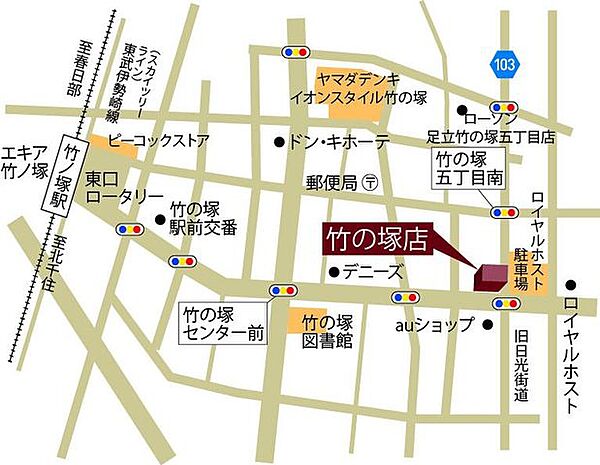 地図を拡大表示