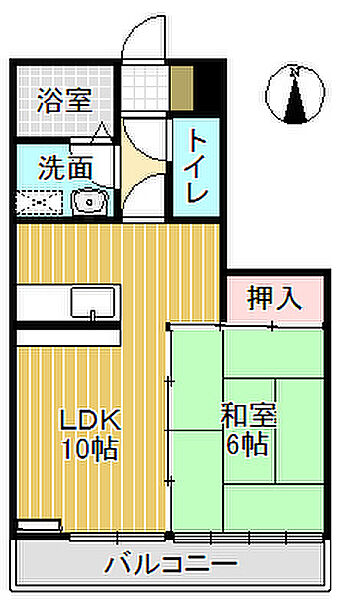 サンロード広上 302｜富山県砺波市広上町(賃貸マンション1LDK・3階・37.92㎡)の写真 その2