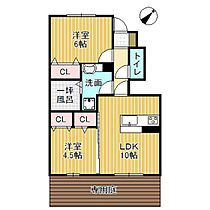 D-room小矢部 D棟 102 ｜ 富山県小矢部市和沢（賃貸アパート2LDK・1階・51.57㎡） その2