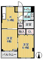 ドリームハウス砺波 108 ｜ 富山県砺波市太郎丸（賃貸アパート2K・1階・43.33㎡） その2