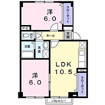 メゾン・ド・メモワール 204 ｜ 富山県砺波市となみ町（賃貸アパート2LDK・2階・53.23㎡） その2