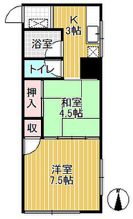山王ハイツ_間取り_0