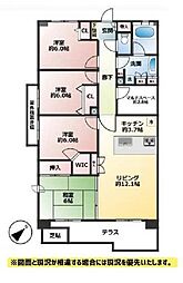 アルファグランデ緑が丘弐番街 4LDKの間取図画像