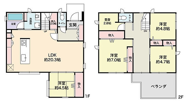 間取りを拡大表示