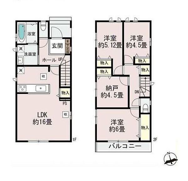 間取りを拡大表示
