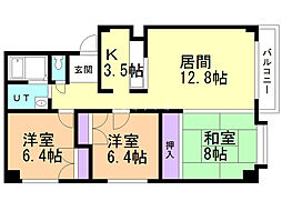 ポートヒルズ富岡 2階