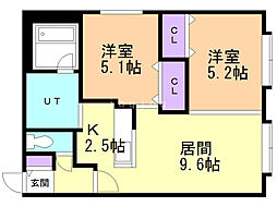 ピュア東彩館V 2階