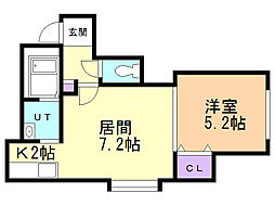 フェリーチェ南小樽 2階