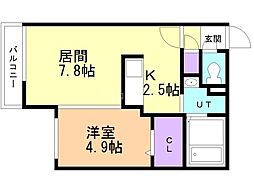 間取図画像 1LDK