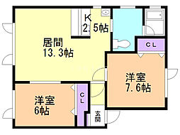 カラーパレスＢ 2階