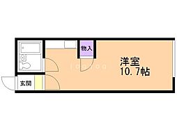ファインヒル最上 ワンルームの間取図画像