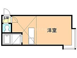AMS入船5 ワンルームの間取図画像
