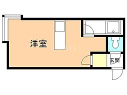 グランプリ東雲 ワンルームの間取図画像