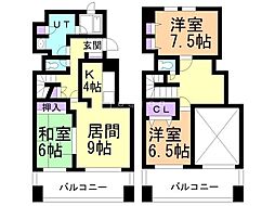 朝日プラザサウスヒルズ小樽 3LDKの間取図画像