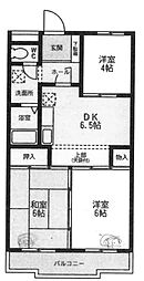 セジュール湘南 3DKの間取図画像