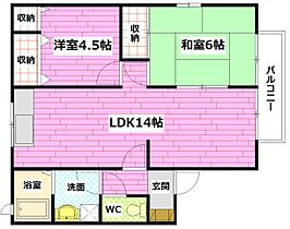 広島県広島市安芸区矢野南3丁目（賃貸アパート2LDK・2階・58.57㎡） その2