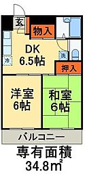 間取図画像 2DK
