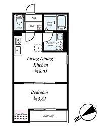 間取図画像 1LDK