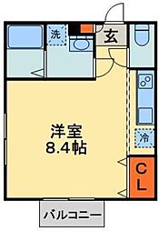 グレイス ワンルームの間取図画像