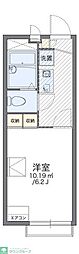 レオパレスベルツ 1Kの間取図画像