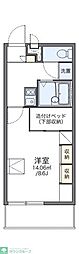 レオパレスナガヌマハラ 1Kの間取図画像