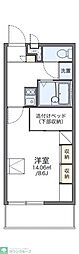 レオパレスナガヌマハラ 1Kの間取図画像