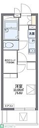 レオパレスヴィラフェリーチェ 1Kの間取図画像