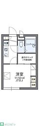 レオパレス和 1Kの間取図画像