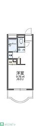 レオパレスパティオ 1Kの間取図画像