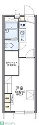 レオパレススペィシア 1Kの間取図画像