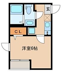 CORDEA船橋North 1Kの間取図画像