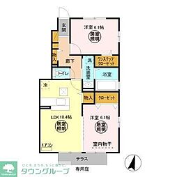 ライトニングT2 2LDKの間取図画像