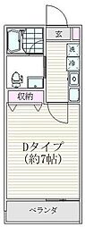 FUUWA船橋本町 1Kの間取図画像