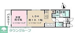 SogaArchitect2 1LDKの間取図画像