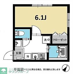 Sコンフォート朝日ヶ丘 1Kの間取図画像