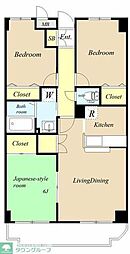 八千代TYプラザB棟 3LDKの間取図画像
