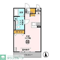 BizSTAY木更津 ワンルームの間取図画像