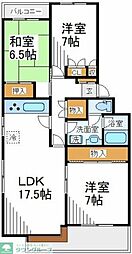 プレンディ東船橋 3LDKの間取図画像