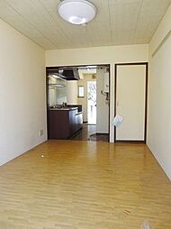 カーサ四季 107 1階ワンルームのリビング/ダイニング