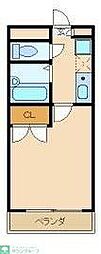 コンプリートＨＩＳＡ 3階1Kの間取り