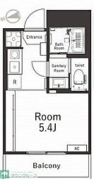 FRENCIA NOIE 八王子 11階1Kの間取り