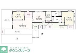 JR横浜線 古淵駅 バス16分 -下車 徒歩1分の賃貸マンション 3階3SLDKの間取り