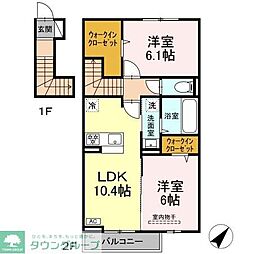 グラン・セレスト 2LDKの間取図画像