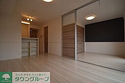 京王高尾線 めじろ台駅 徒歩10分の賃貸アパート 2階2LDKのリビング/ダイニング