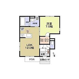 間取図画像 1LDK