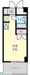 プリムローズハウス ワンルームの間取図画像