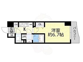 大阪府大阪市中央区南船場２丁目7番6号（賃貸マンション1K・9階・23.71㎡） その2